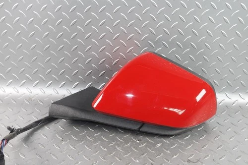 15-20 Mustang Race Red Driver Side Left LH Power Door Mirror Blind Spot OEM WTY