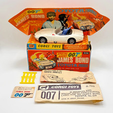 Corgi Toys 336 James Bond Toyota 2000GT in Original Box - 1960s