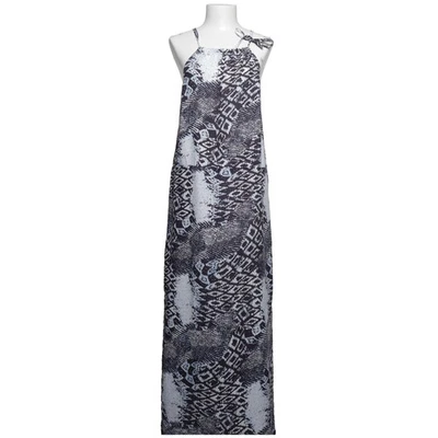 VILA Clothes, robe maxi, taille : M, noir/blanc/bleu, polyester, imprimé #rouge - Photo 1/4