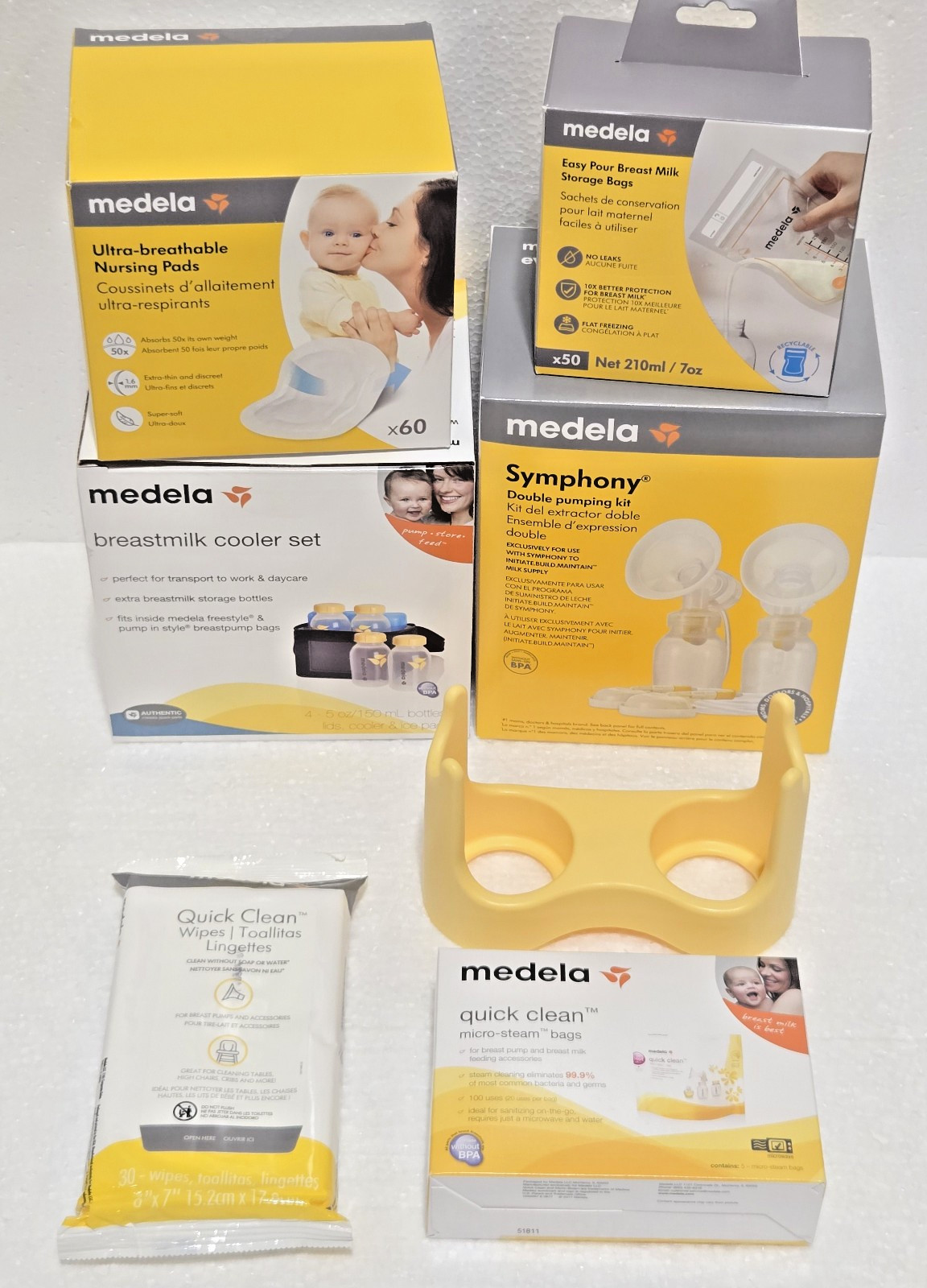 NEW Medela Symphony Breast Pump Accessory Lot ~ Cooler Pumpi