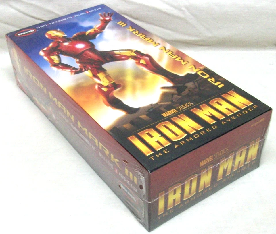 NEW & Sealed 2012 Iron Man Mark III The Armored Avenger Moebius 1/8 Scale Kit - Image 3 of 3