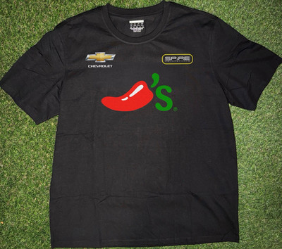 2026 Carson Hocevar Chili s Spire Team Crew T-Shirt (2XL)