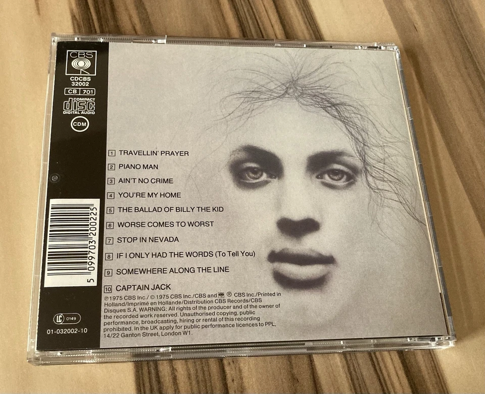 Billy Joel - Piano Man (CD, CBS, Made in Austria), frühe Pressung, rar! - Bild 3 von 4