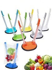 Baggy Rack Food Storage Bag Holder – Stand & Opener for Freezer Bags Storage