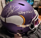 New Listingminnesota vikings full size authentic helmet signed
