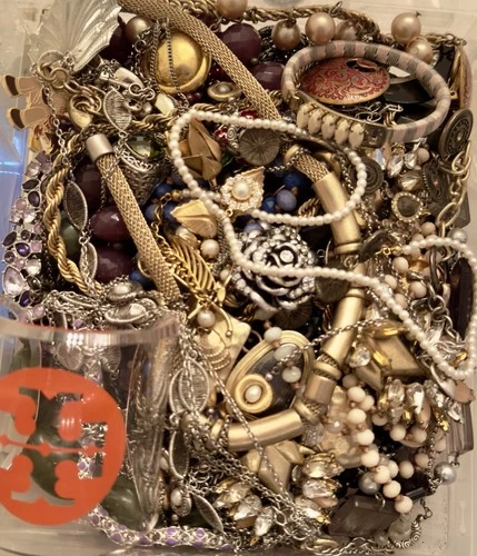 3Lbs Vintage To Mod Signed Fashion Costume Jewelry Lot Dior Sarah Cov Brighton+!