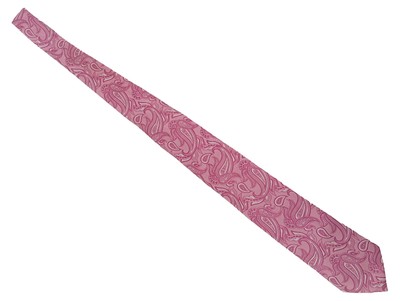 The Tie Bar Herren Krawatte Rosa Paisley Seide Elegant Business
