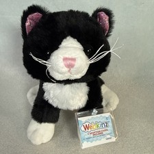 Ganz 2026 Webkinz Next Black  White Cat NEW WK00030 Dual 2 Adoption Codes Gen3