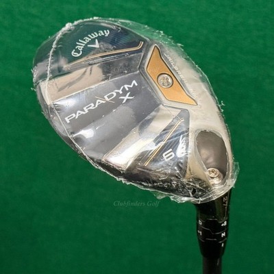 NEW Callaway Paradym X 27° 6 Hybrid MMT Type-304SS 80-S Graphite Stiff