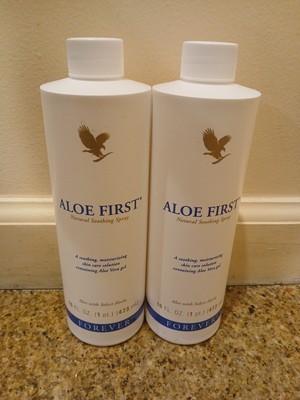 2 Forever Aloe First Natural Soothing Spray, 16 OZ (473 ml) GREAT FIRST  AID!! | eBay
