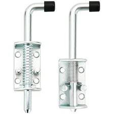 2 Pack Stainless Steel Spring Loaded Latch Pin Barrel Bolt for Gate Shed Door