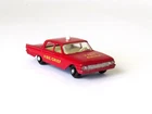 Vintage Lesney Matchbox 59 Ford Fairlane Fire Chief Car Reg Wheel NEAR MINT 1963
