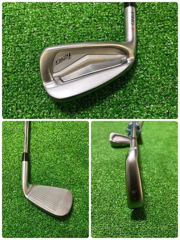 [Lefty / PING] i210 Iron Set 6 piece 5.6.7.8.9.W Modus 120X Flex X Orange Used - Image 4 of 4