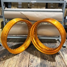 Behr German Supermoto Rim Set 17x3.50 17x5.50 36h Ktm Oem