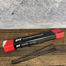 DT Swiss Competition Race Spokes Qty 8 268mm Black J-Bend Bicycle Wheel Steel