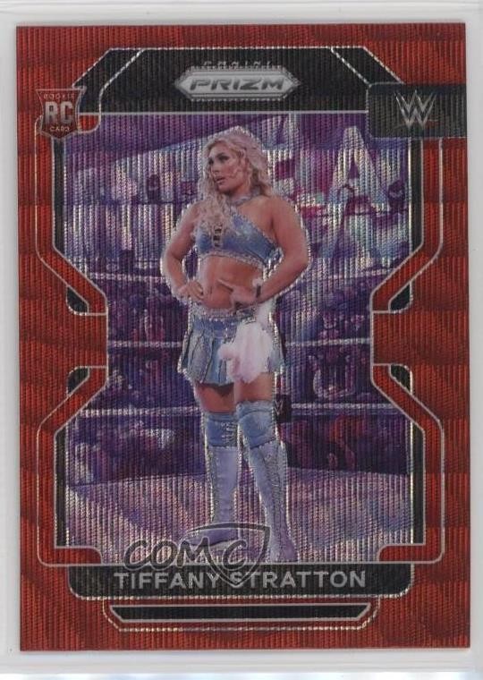 2022 Panini Prizm WWE Ruby Wave Prizm Tiffany Stratton #104 01sb