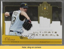 2005 Ultimate Collection Game Materials 16/25 Oliver Perez #UG-OP READ 0b2