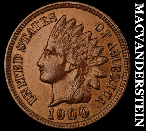 1900 Indian Head Cent- Uncirculated Luster No Reserve #J323