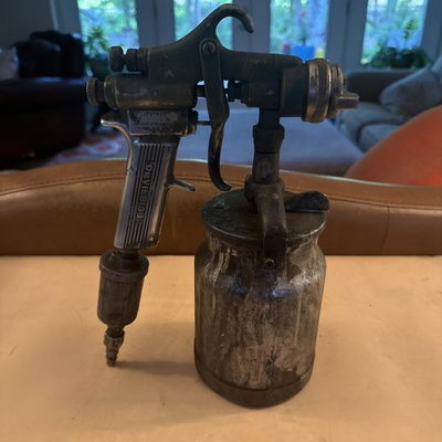 #ad DeVilbiss Type MBC Spray Paint Gun No. 30 Nozzle amp; Can $44.99