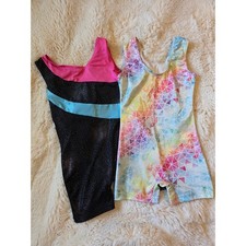Gymnastics, Dance, Ballet One Piece Biketard lot of 2 size 110 5 years