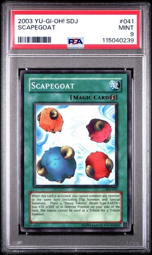 Yu-Gi-Oh! 2003 Scapegoat Starter Deck: Joey SDJ Unlimited Super PSA 9