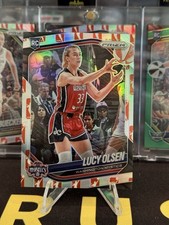 2025 WNBA Prizm Lucy Olsen Logo Prizm #104 RC Washington Mystics