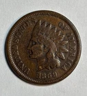 1869/69 Indian Head Cent Fine