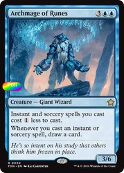 Archmage of Runes - Foil - Foundations
