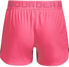 Under Armour Girl's Play Up Solid Shorts Cerise 653 /Pink Lemonade Small 6D173