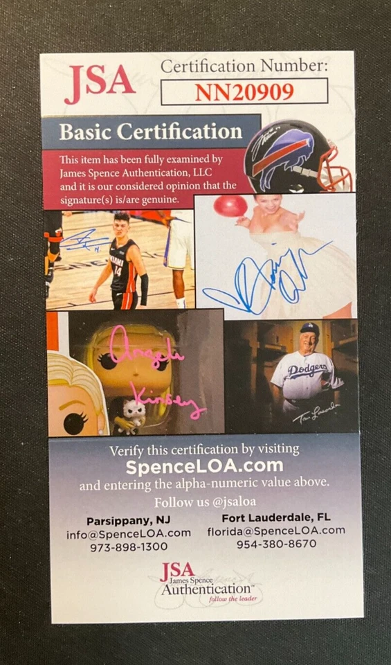 Joe Oeschger Signed Index Card JSA Certified MLB Philadelphia Phillies (d.1986)! - Image 3 of 3