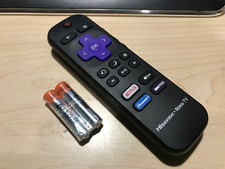 Hisense 345612 / 3026000064 Roku Remote NETFLIX, AppleTV , Paramount , HBOMAX