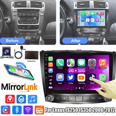 Android 12.0 Apple CarPlay Car Radio Stereo GPS Navi For Lexus