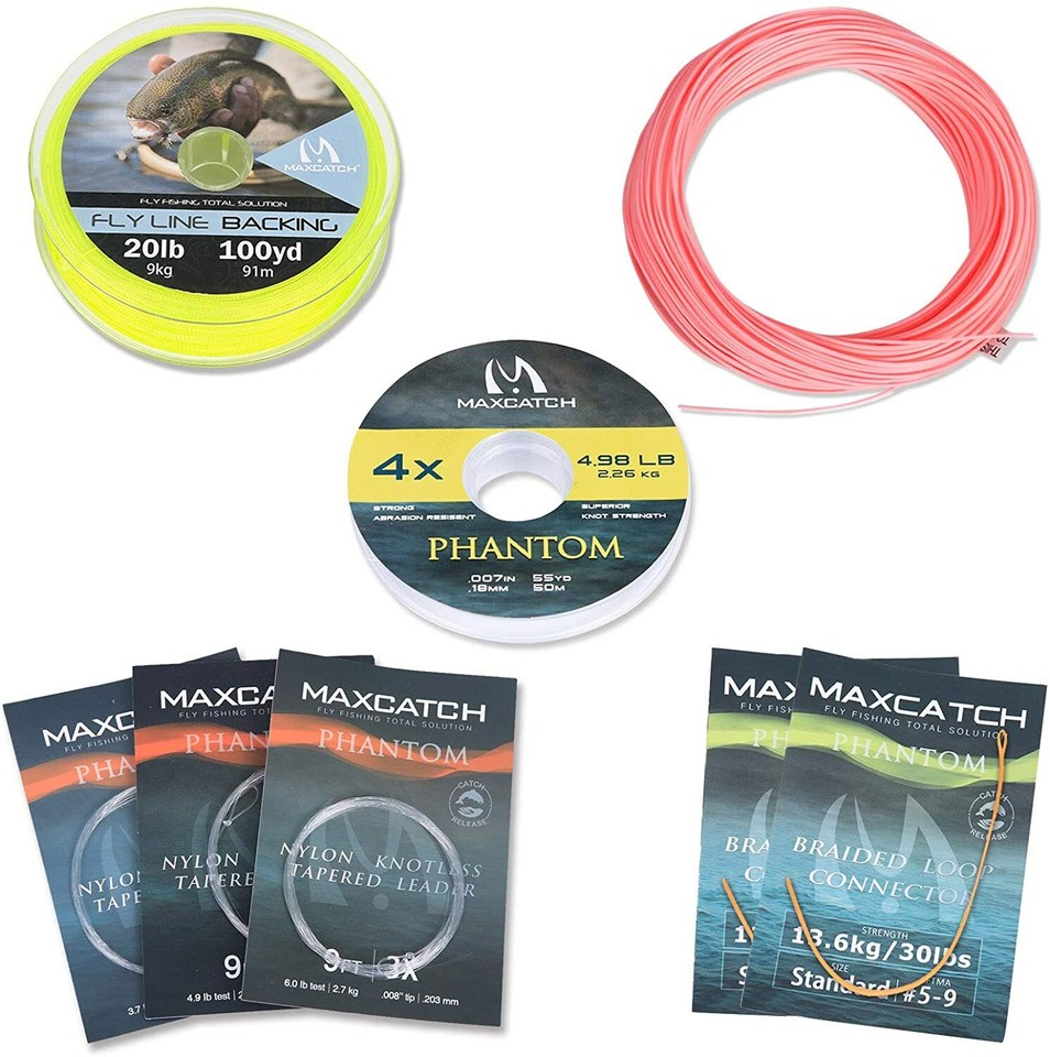 Maxcatch Fly Line Maxcatch WF Floating Fly Fishing Line – Weight Forward,  100ft With Welded Loops For Bass WF Fly Line 100ft