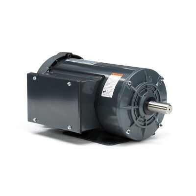 Leeson A019341.00 Electric Motor 3 HP 3450 RPM 230 Volt 1ph 145T C145K34F3A