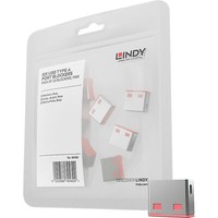 Lindy Usb Port Schloss (10 StüCk) Ohne SchlüSsel, Diebstahlschutz, Rot