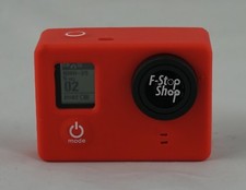 GoPro 4 3+ 3 Hero Silicon Soft Gel Protective Case Cover Silicone Housing Red