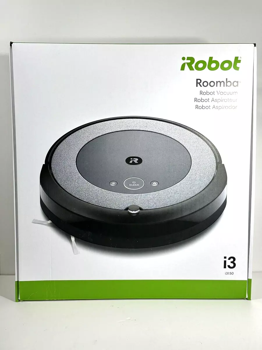 🔥iROBOT ROOMBA i3 3150 ROBOTIC WiFi ENABLED VACUUM CLEANER BRAND ...