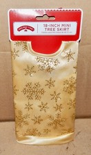 Christmas Tree Skirts 48"  18" Round You Choose Type Holiday Time 190U