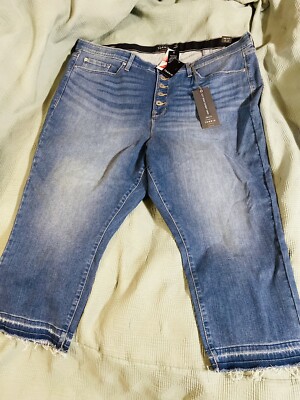 Torrid Jeans.  Sky High Skinny Crop.