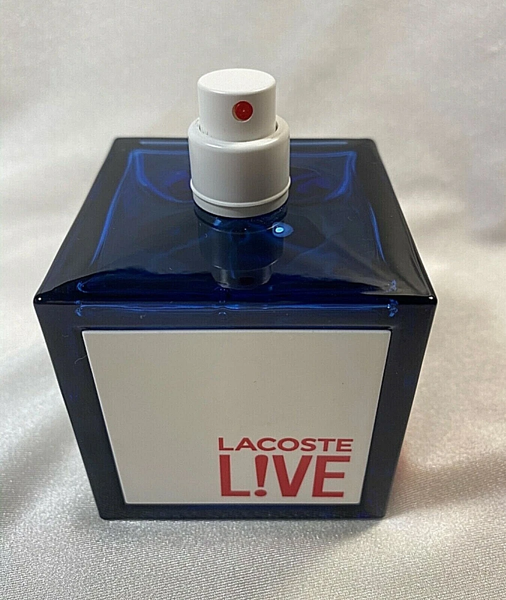 LACOSTE LIVE Men By LACOSTE EDT 100ml Spray NEW TESTER-NO Box-NO Cap-Rare | eBay