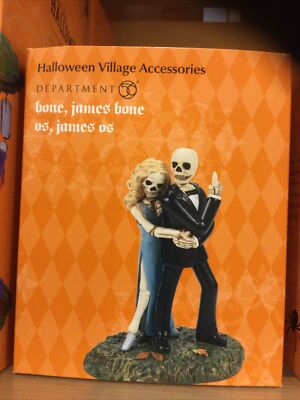Department 56 Halloween Village Bone, James Bone Figurine 3.4 Inch 6009816