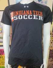 Indiana Tech Warriors Soccer Under Armour Performance T Shirt Small IIT Ft Wayne