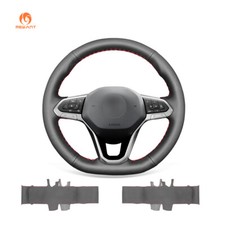 Artificial Leather Steering Wheel Cover for Volkswagen VW Atlas Cross Sport Taos