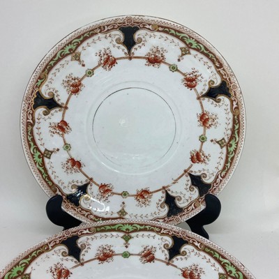 2 x Vintage ROYAL STAFFORD Porzellan handverzierte SERVIERTELLER