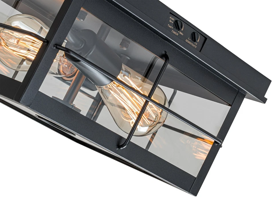 Flush Mount Outdoor Ceiling Light with Motion Sensor,Modern Porch Ceiling Light - Image 4 of 4