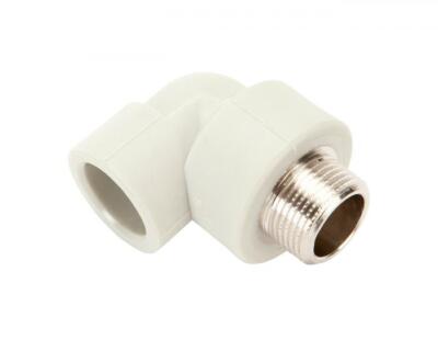 5907547666742 PP-R KOLANO GWINT ZEWNĘTRZNY 90 STOPNI  25MM X 1/2 PN25 UN