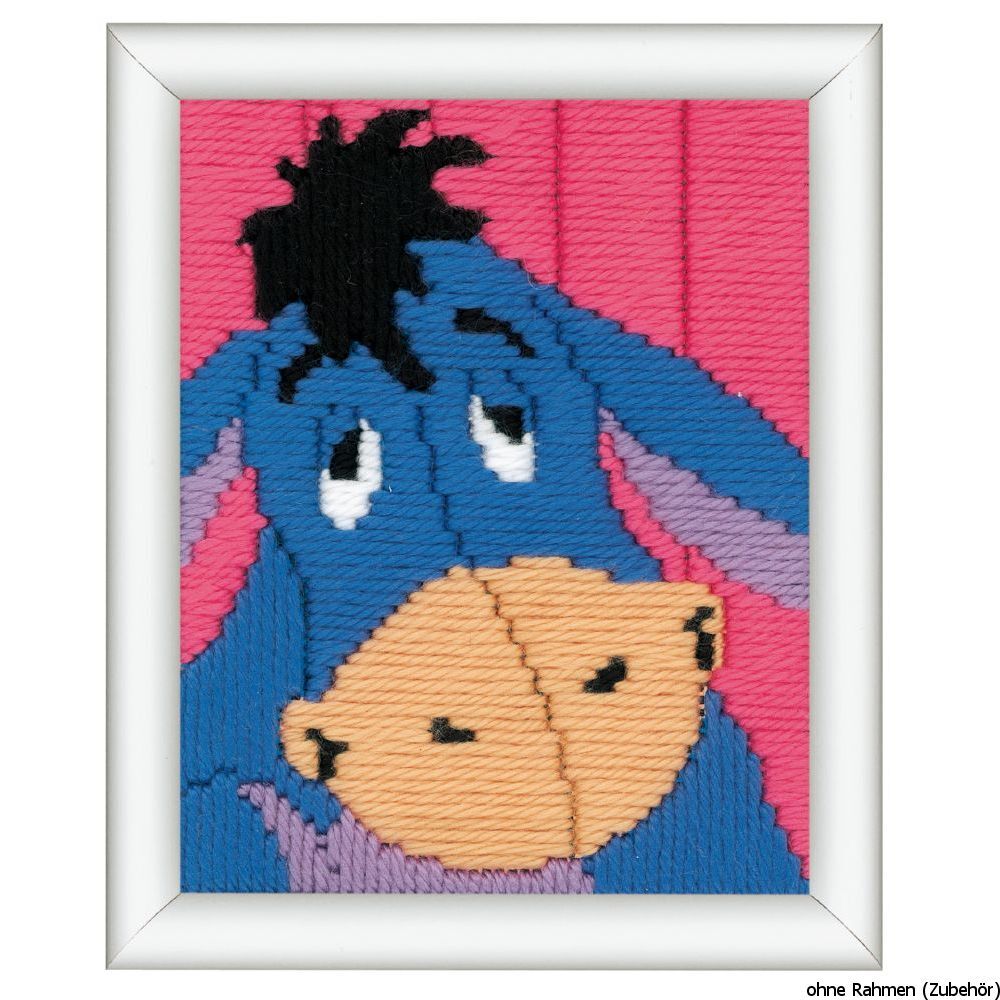 Vervaco Long stitch kit stamped Disney Eeyore, DIY