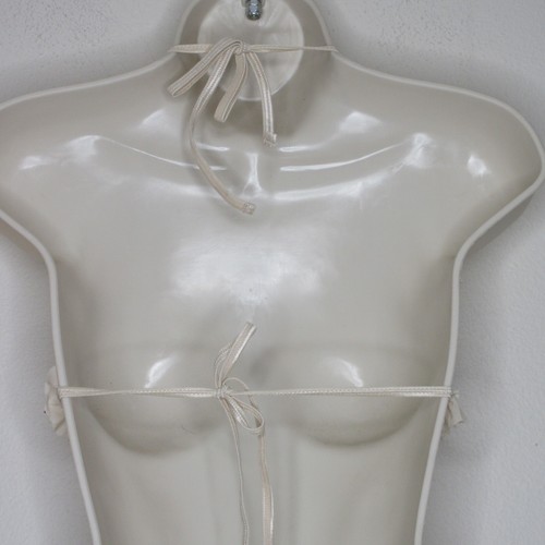 Baci Women's Halter Style Lace Open Nipple Wireless Bralette Tan sz OS 2-14 B35 - Picture 9 of 15
