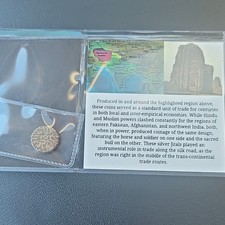 Shahi Dynasty Delhi Sultanate Silver Jital Medieval Coin Horse Bull 650-1287 AD