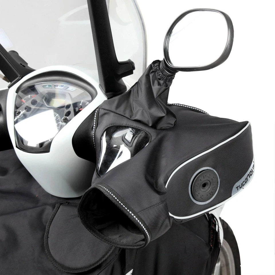 Muffs de mão Tucano Urbano preto compatível com Suzuki Burgman AN 400 Lux (2012 - 2016) - Imagem 4 de 4